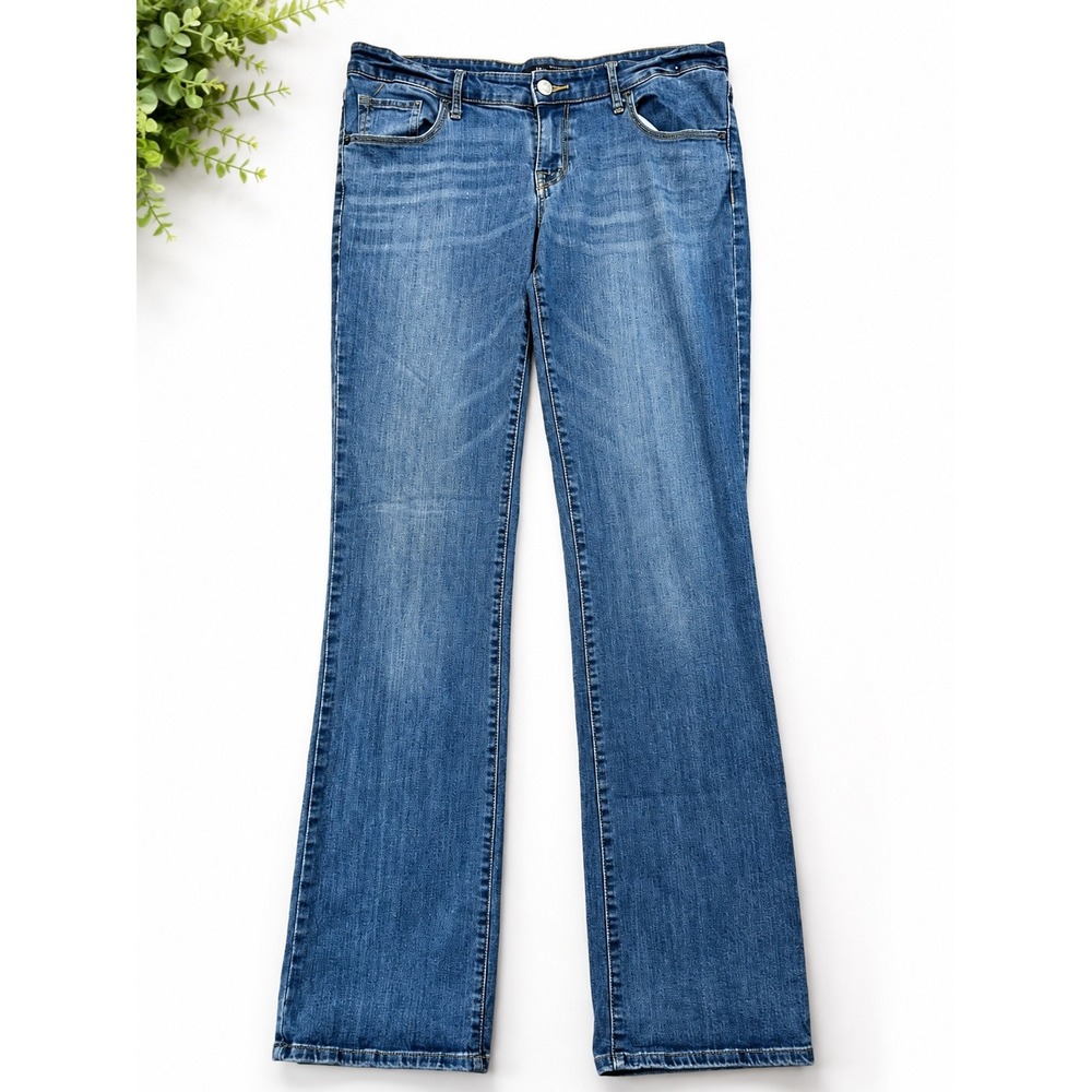 Mossimo Low Rise Women's Bootcut Jeans Size 12L Long Stretch Medium Wash Blue